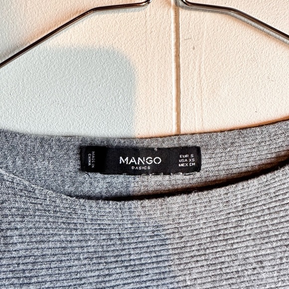 MANGO basics ribbed tunic sweater - Picture 3 of 3